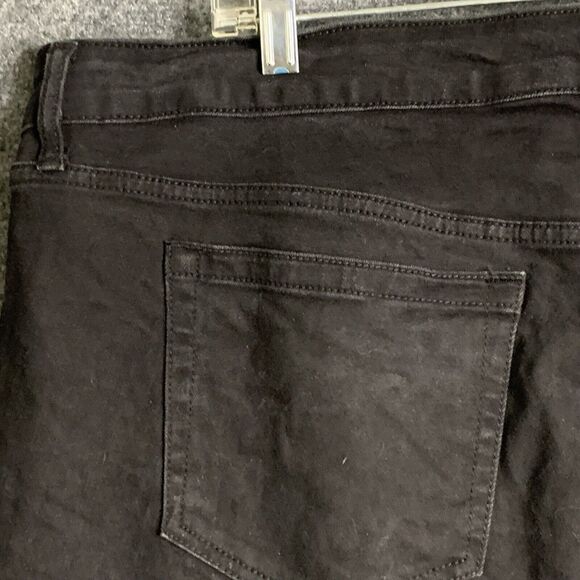 Torrid “Feel The Fit” Black Denim Shorts Perfect 5” Stretch 5 Pocket Sz 20 - Picture 6 of 14